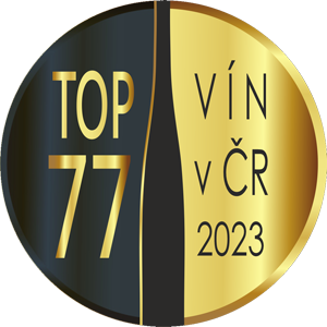 Medaile TOP 77 vín 2023